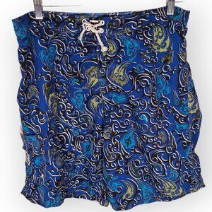 Gotcha Board Shorts Mens 36 Blue/Black Surf Beach Unlined Swim Trunks Beach
